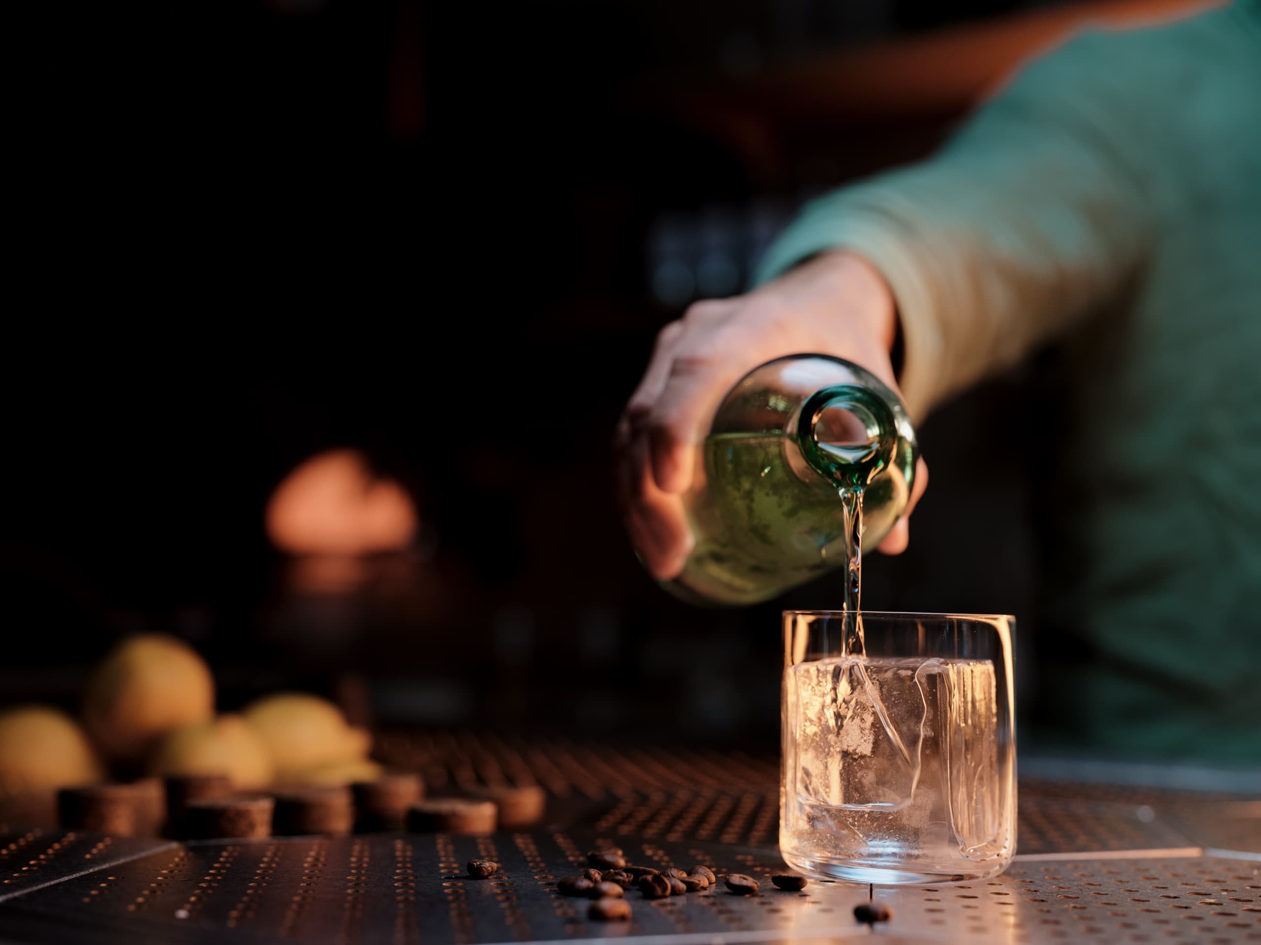 Cocktail byggd kring husets egna destillat